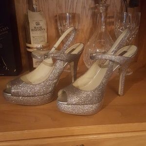 Women's glitter heels